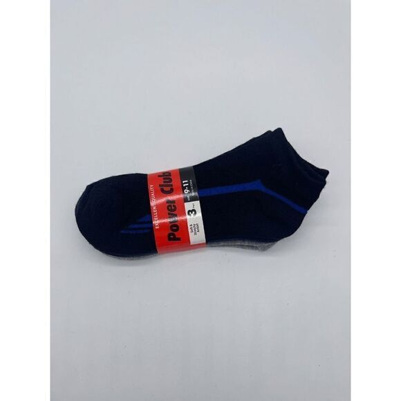 Power Club Unisex Socks Set of Three Sz 9-11 Multicolor Pack NWT - Picture 7 of 7